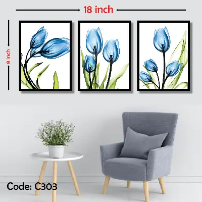 Picture of 3 pcs Most Unique Combo Wallmate set for Home Decoration. Wall Decoration for Home and Office Multicolor