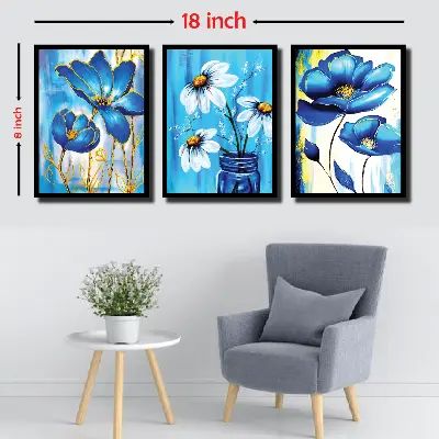 Picture of 3 pcs Most Unique Combo Wallmate set for Home Decoration. Wall Decoration for Home and Office Multicolor