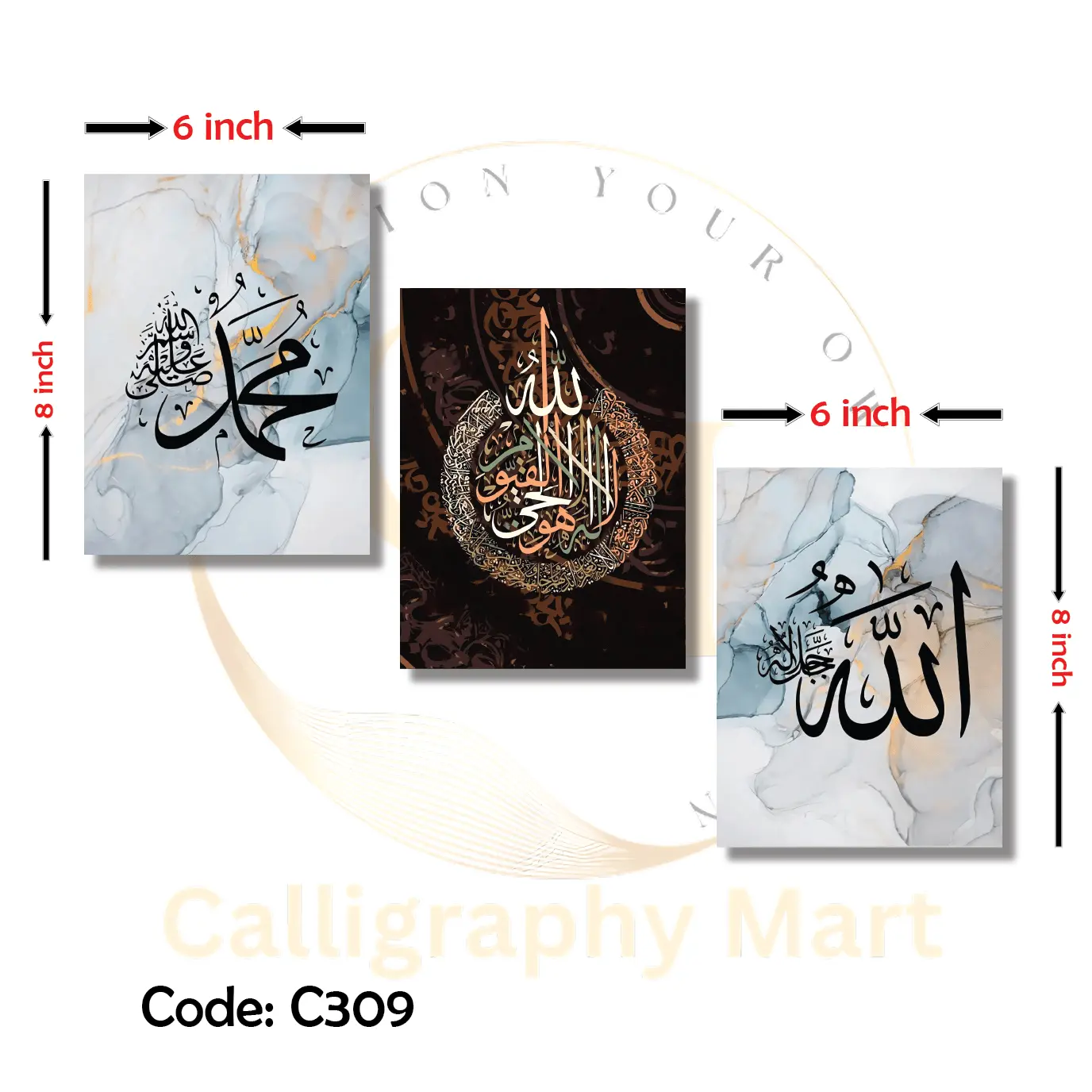 Picture of 3 pcs Most Unique Combo Wallmate set for Home Decoration. Wall Decoration for Home and Office Multicolor