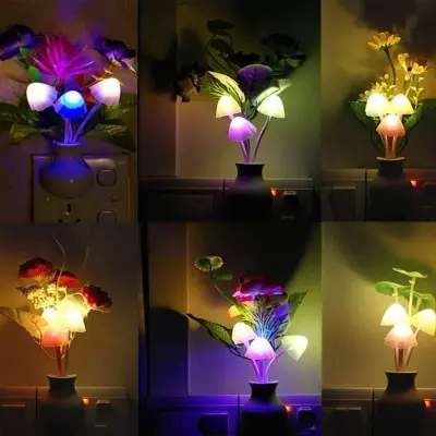Picture of Multicolor Mushroom Light for Home | MNK SHOP (Black)