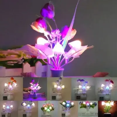 Picture of Multicolor Mini Dim Mushroom Lamp | MNK SHOP (Red)