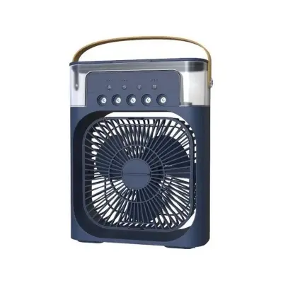 Picture of Rechargeable Air Cooler with LED Night Light | MNK SHOP (Black)