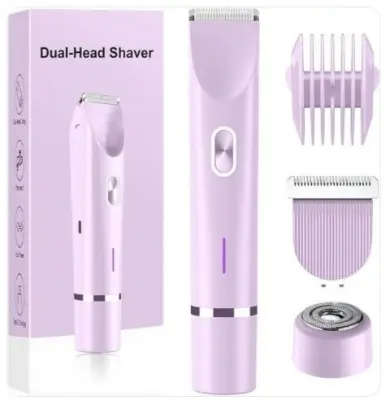 Picture of 2 in 1 Electric Girl Lady Shaver, Dual Head