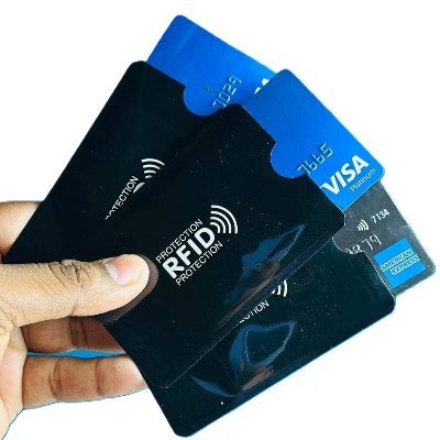 Picture of Premium Aluminium Anti Rfid Card Holder NFC Blocking Reader Case Protection(white)