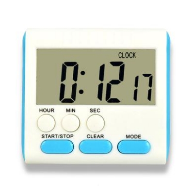 Picture of Kitchen Clock English 24-hour Electronic Timer Digital Reminder Alarm Clocks Cooking Countdown Timer LCD Multifunction Home - Wall Clock