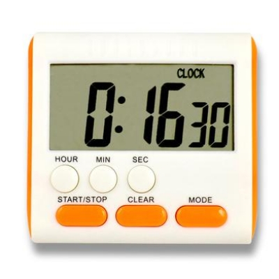 Picture of Kitchen Clock English 24-hour Electronic Timer Digital Reminder Alarm Clocks Cooking Countdown Timer LCD Multifunction Home - Wall Clock