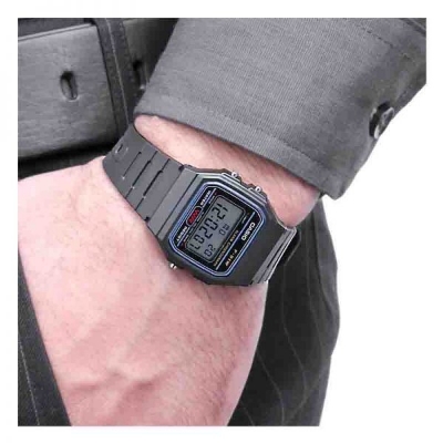 Picture of Classic Fashion F-91W Waterproof Casual Watch – Durable & Stylish for Everyday Wear(Black)