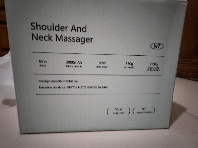 Picture of Rechargeable Silicone Neck & Shoulder Massager Green