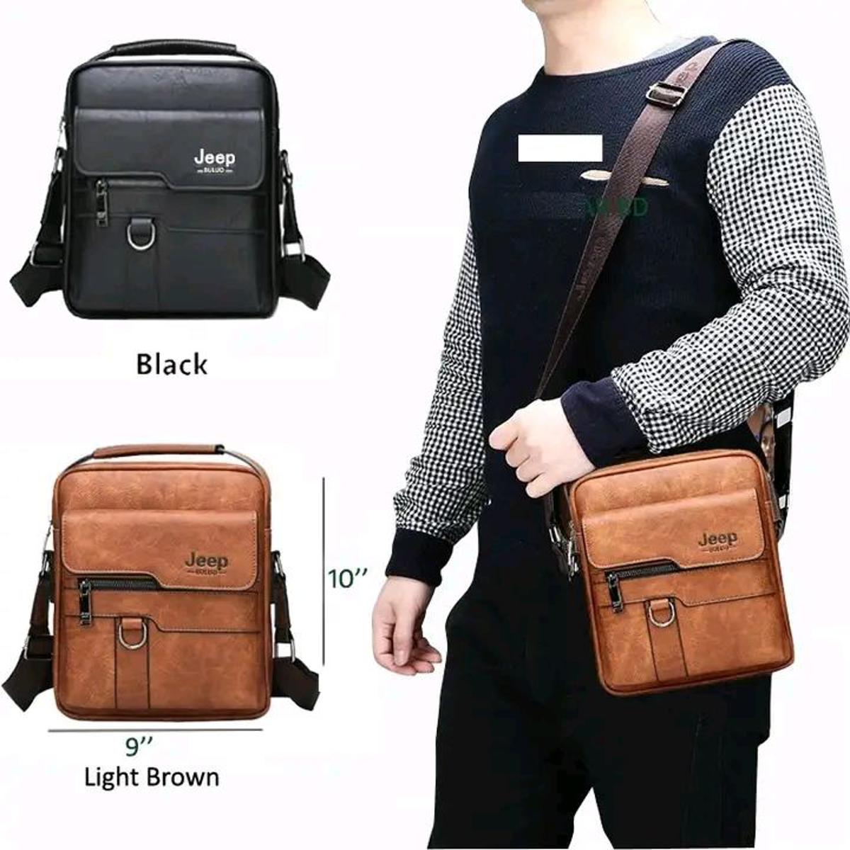 Picture of Jeep Leather Crossbody Side Bag