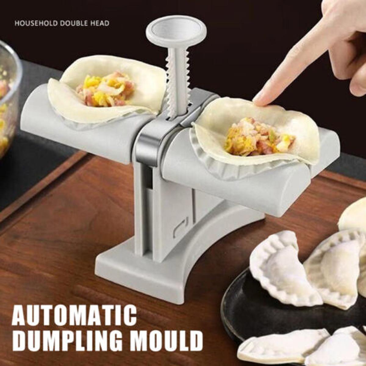Picture of Household Double Head Automatic Dumpling Maker Mould Dumpling Wrapper Tools(White)