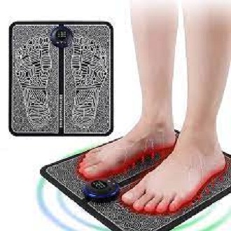 Picture of EMS Foot Massage Mat USB Rechargeable Blood Circulation(Black)