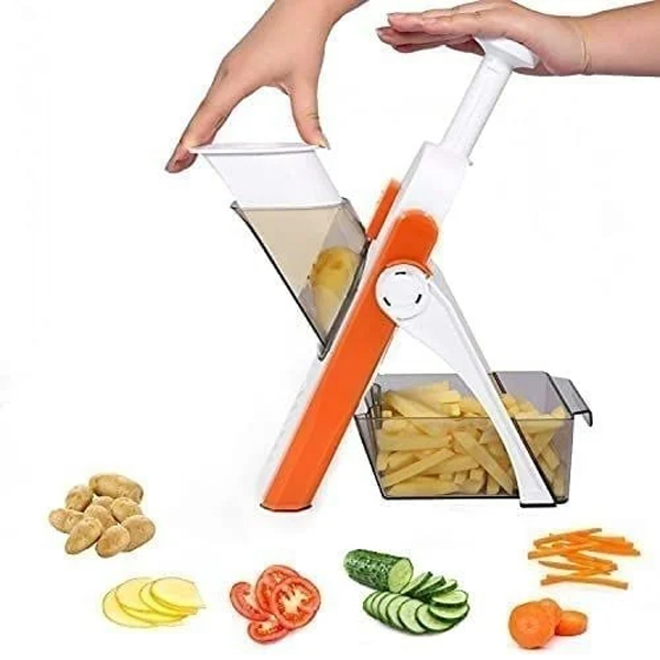 Picture of Brava Spring Slicer Vegetable Cutter Multifunctional high quality ABS Vegetable Slicer