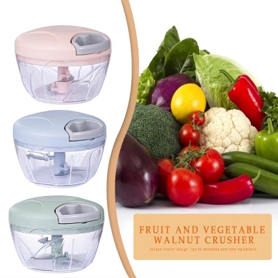 Picture of Handy Mini Plastic Chopper with 3 Blades - Hand blenders -mini Blanders