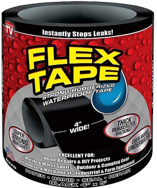 Picture of HA Flex Tape Strong Rubberized Waterproof Tape Pipe Repair Strong Waterproof Glue(Black)