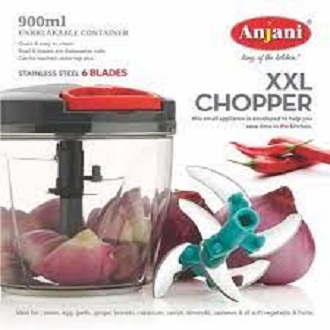 Picture of Anjani Quick Vegetable Chopper 2 in 1 XXL with 5 Blades vegetable cutter