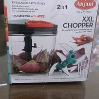 Picture of Anjani Quick Vegetable Chopper 2 in 1 XXL with 5 Blades vegetable cutter