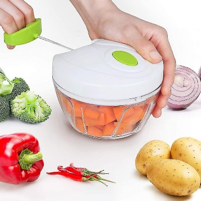 Picture of Manual Food Chopper, Compact & Powerful Hand Held Vegetable Chopper/Blender