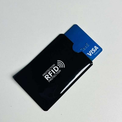 Picture of Premium Aluminium Anti Rfid Card Holder NFC Blocking Reader Case Protection(white)