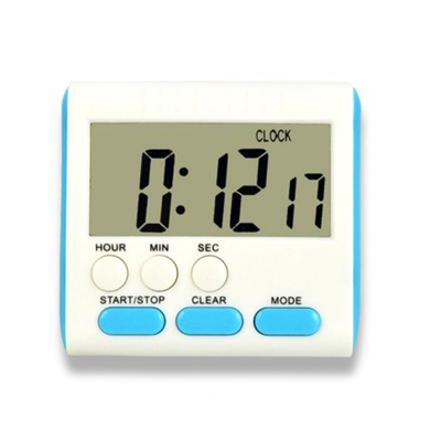 Picture of Kitchen Clock English 24-hour Electronic Timer Digital Reminder Alarm Clocks Cooking Countdown Timer LCD Multifunction Home - Wall Clock
