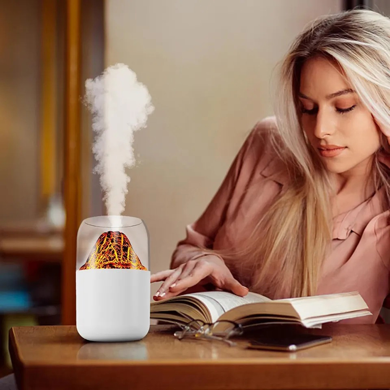 Picture of H05 Volcano Air Humidifier with Night Light-180ML