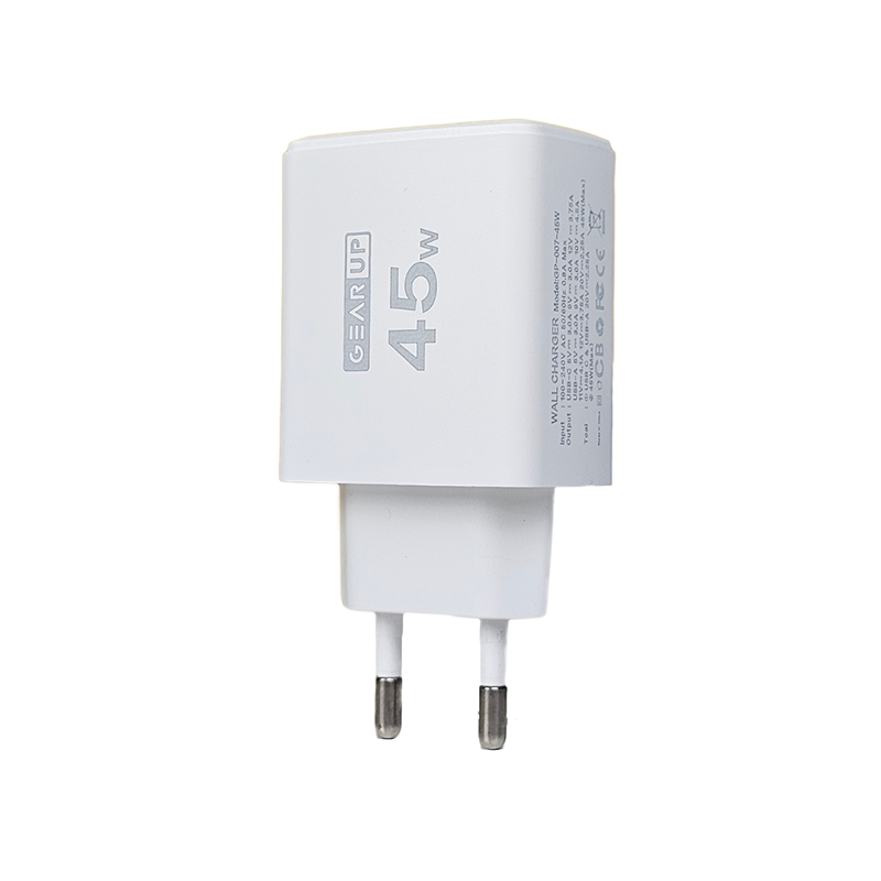 Picture of GearUP GP007 45W Fast Charging PD 3.0+ QC 3.0 USB Wall Charger