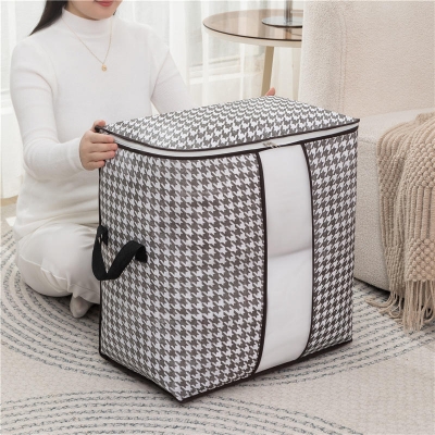 Picture of Winter Cloths & Blanket Organizer Bag with Zipper & Handles