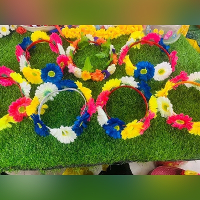 Picture of Artificial Flower Band - Multicolor