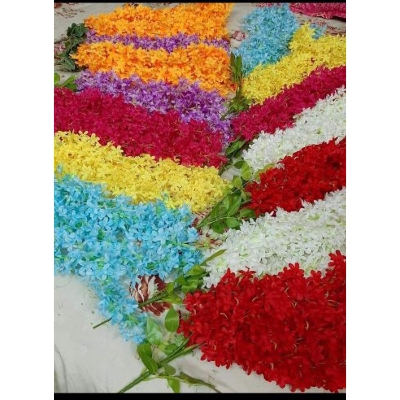 Picture of Artificial Hair Flower For Woman gajra flower hair bun - Multicolor