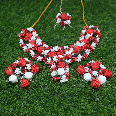 Picture of Non bridal artificial flower jewellery