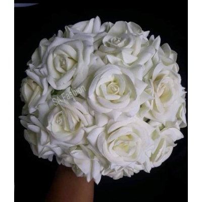 Picture of Artifisial Flower Khopa For Women Artifisial Flower Khopa For Women - White