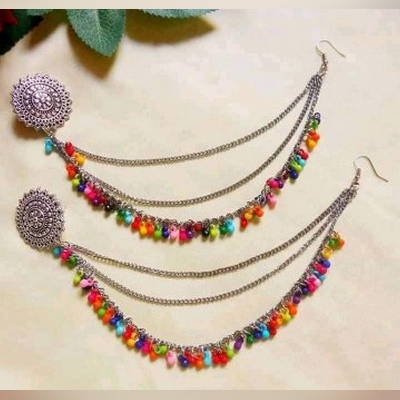 Picture of Entics Bahoboli Ear Ring for women - Multicolor