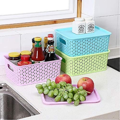 Picture of Stackable Storage Basket 1pcs - Multicolor
