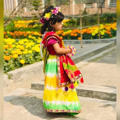 Picture of Artificial Flower crown for girls and womens - Multicolor