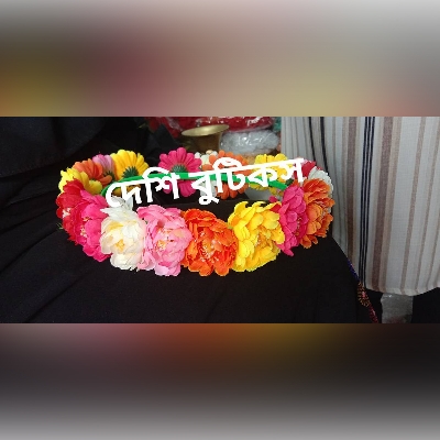 Picture of Artificial Flower crown for girls and womens - Multicolor