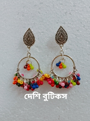 Picture of Antique   Ear Ring For Women - Multicolor