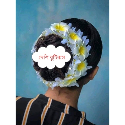 Picture of Artificial Flower gajra for girls and womens - Multicolor