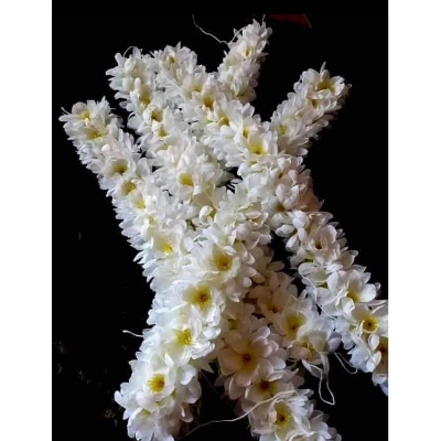 Picture of Artificial Flower gajra for girls and womens - White