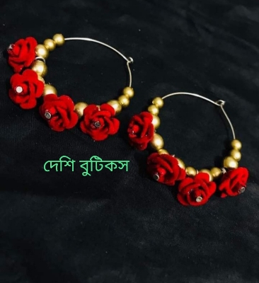 Picture of Artificial Flower Gorgeous Bridal Set2 Piece set - Multicolor