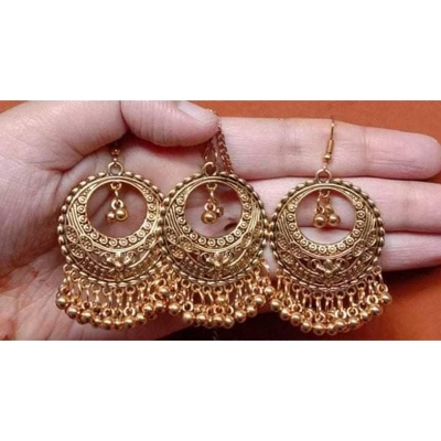 Picture of Gorgeous Party Wear Antique Silver locket Pendant Necklace / Chain Necklace / Choker Necklace for Women / Jewelry set for women Necklace - Multicolor