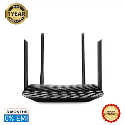Picture of TP-Link Archer C50 Black AC1200 Wi-Fi Dual Band Router, 4 x 10/100 Mbps Fast Ethernet Ports, Supports MU-MIMO, Beamforming, Guest WiFi, Access Point Mode, IPv6 and Parental Controls