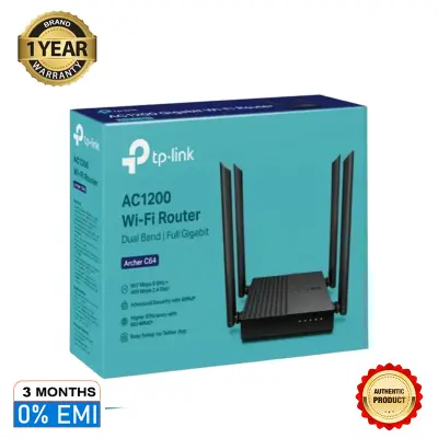 Picture of TP-Link Archer C64 AC1200 Wireless MU-MIMO Gigabit WiFi Router