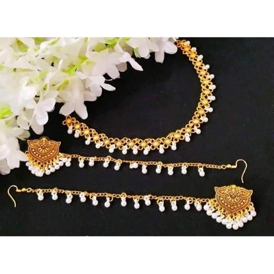 Picture of Gorgeous Party Wear Antique Silver locket Pendant Necklace / Chain Necklace / Choker Necklace for Women / Jewelry set for women Necklace - Multicolor