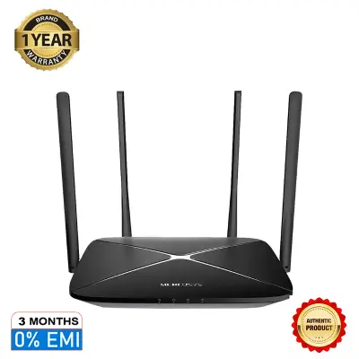 Picture of MERCUSYS AC12G AC1300 Dual Band Wireless Gigabit Router (4 Antenna)
