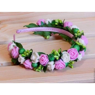 Picture of Artificial Flower bant For Women - Multicolor
