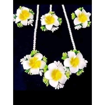 Picture of Artificial Flower Gorgeous Bridal Set4 Piece set - Multicolor