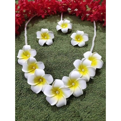 Picture of Artificial Flower Gorgeous Bridal Set 4 Piece set - Multicolor