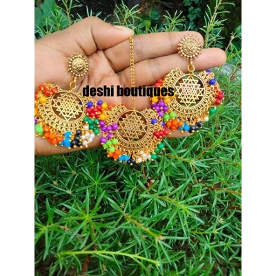 Picture of Beautiful  Antic jwellery sets  for women - Multicolor