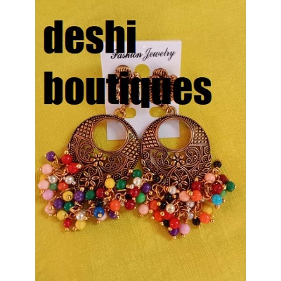 Picture of Antiques jewellery earrings - Multicolor