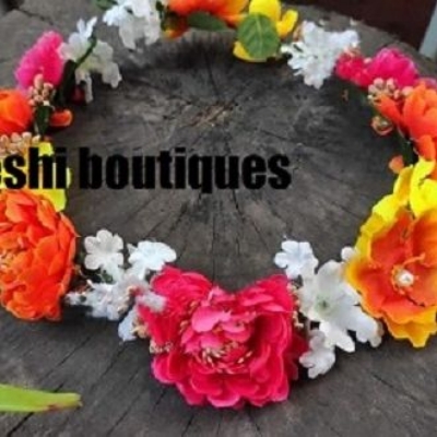 Picture of Artificial Flower Crown For Women 1 pis - Multicolor