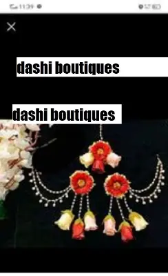 Picture of antiques earrings and tiqli for women